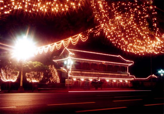 灯光隧道